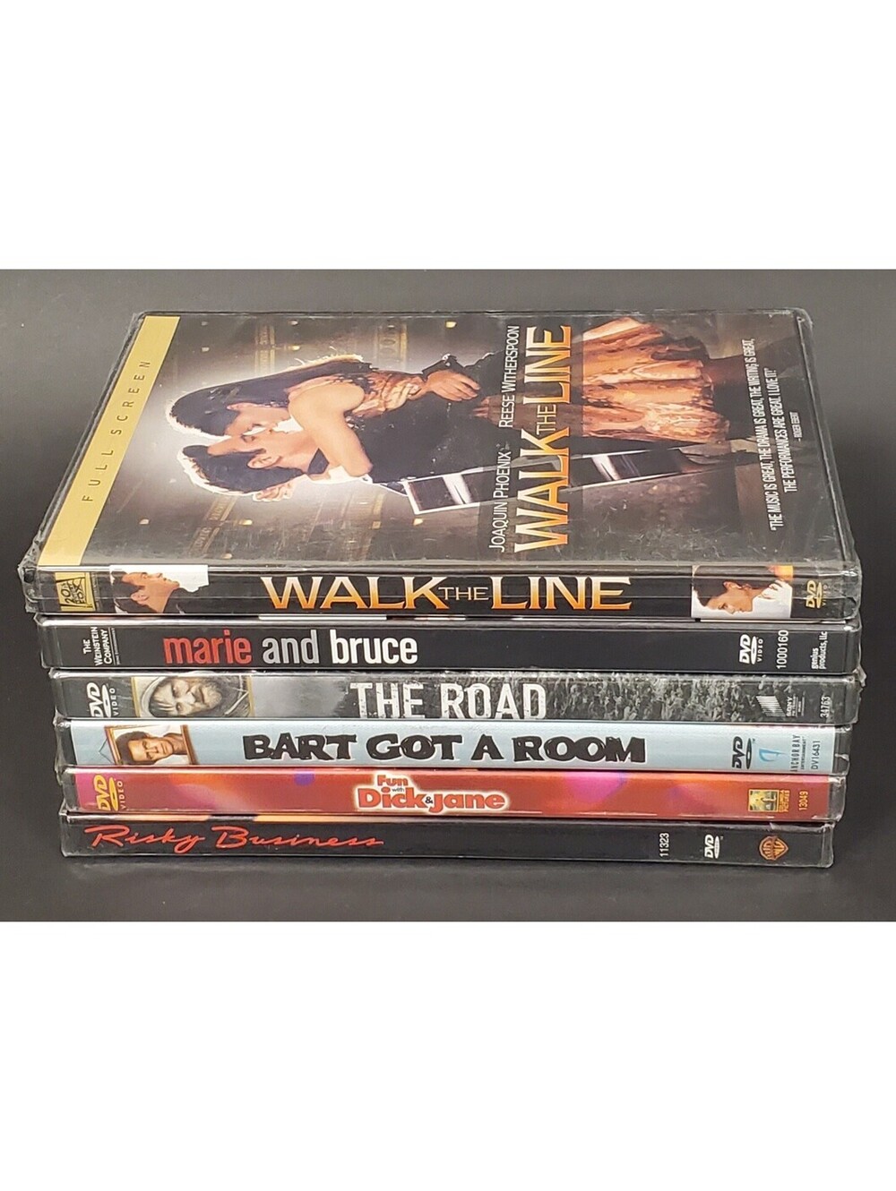 DVD Movie Collection - Walk the Line, Marie and Bruce, The Road+ New Sealed